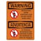 Signmission Sign, 7" H, 10" W, Rigid Plastic, Renovation Work Contains Lead, Landscape, WS-P-L-12793 OS-WS-P-710-L-12793 - alternate 1